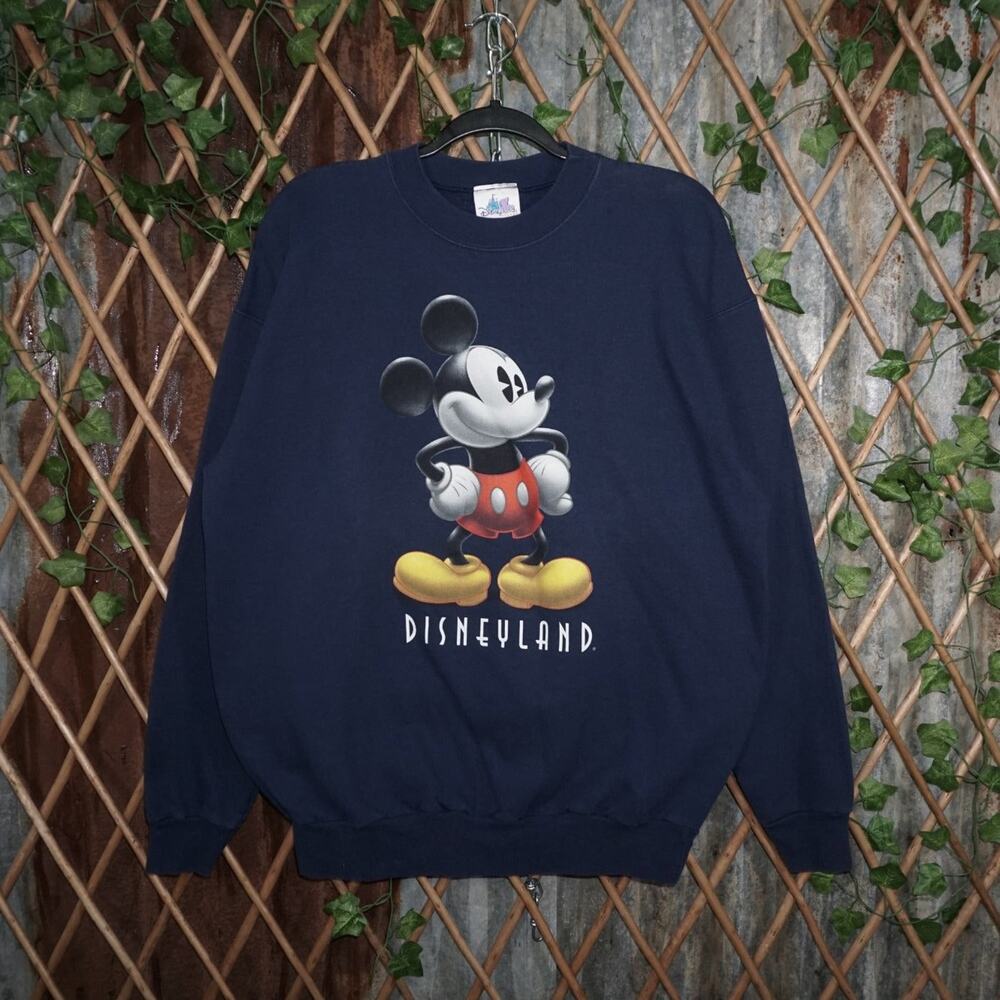 L - Vintage Y2K Disney Sweatshirts 3d style mickey mouse